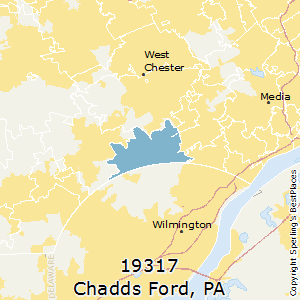 Chadds_Ford,Pennsylvania County Map