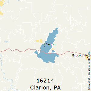 Clarion,Pennsylvania County Map