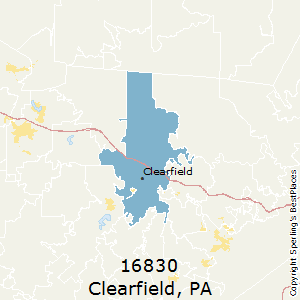 Clearfield,Pennsylvania County Map