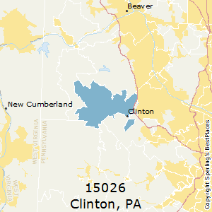 Clinton,Pennsylvania County Map