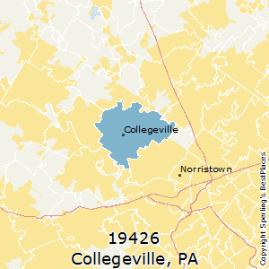 Collegeville,Pennsylvania County Map