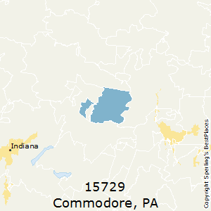 Commodore,Pennsylvania County Map