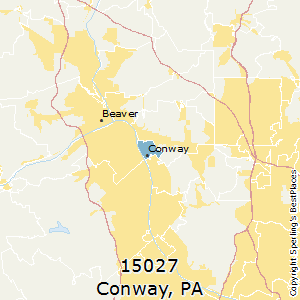 Conway,Pennsylvania County Map