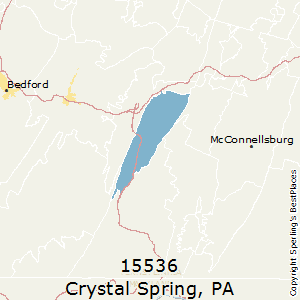 Crystal_Spring,Pennsylvania County Map