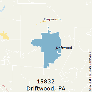 Driftwood,Pennsylvania County Map