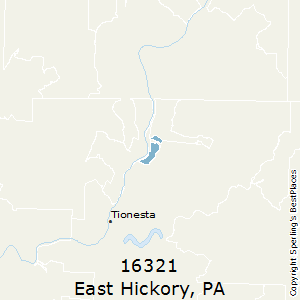East_Hickory,Pennsylvania County Map