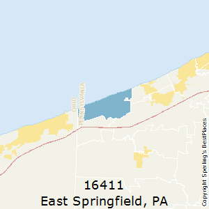 East_Springfield,Pennsylvania County Map