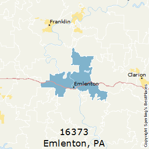 Emlenton,Pennsylvania County Map