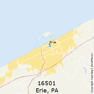 Erie,Pennsylvania County Map