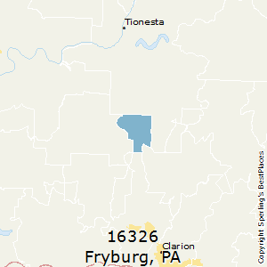 Fryburg,Pennsylvania(16326) Zip Code Map