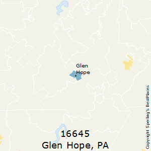 Glen_Hope,Pennsylvania County Map