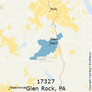 Glen_Rock,Pennsylvania County Map