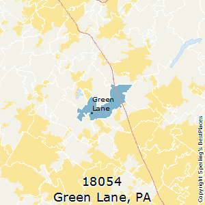 Green_Lane,Pennsylvania County Map