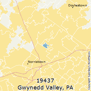 Gwynedd_Valley,Pennsylvania County Map