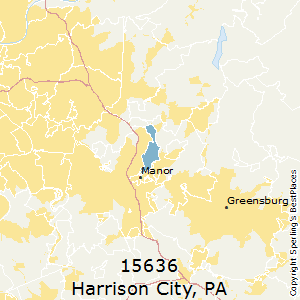 Harrison City Pennsylvania Map