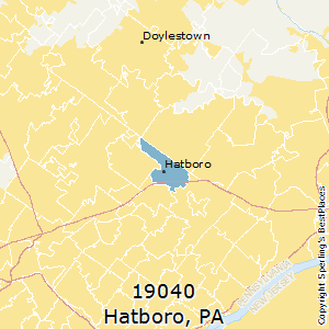 Hatboro,Pennsylvania County Map