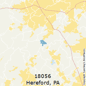 Hereford,Pennsylvania County Map