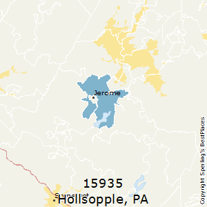 Hollsopple,Pennsylvania County Map