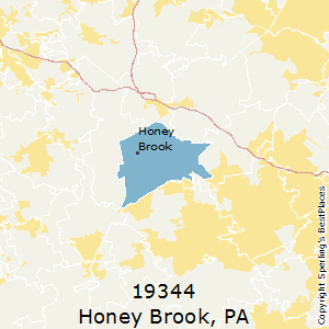 Honey_Brook,Pennsylvania County Map