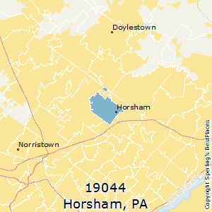 Horsham,Pennsylvania County Map