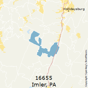 Imler,Pennsylvania County Map