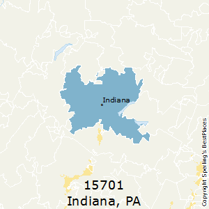 Indiana,Pennsylvania County Map