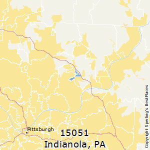 Indianola,Pennsylvania County Map