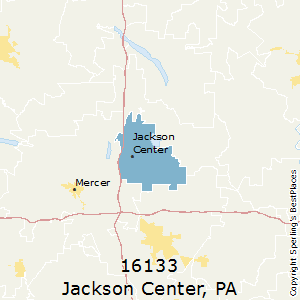 Jackson_Center,Pennsylvania County Map