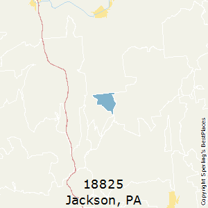 Jackson,Pennsylvania County Map