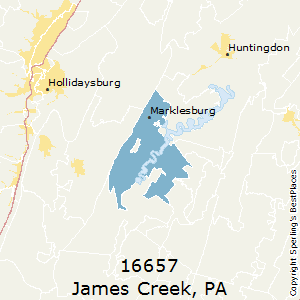 James_Creek,Pennsylvania County Map
