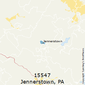 Jennerstown,Pennsylvania County Map