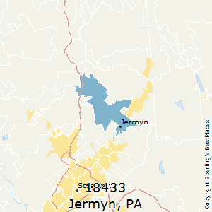 Jermyn,Pennsylvania County Map