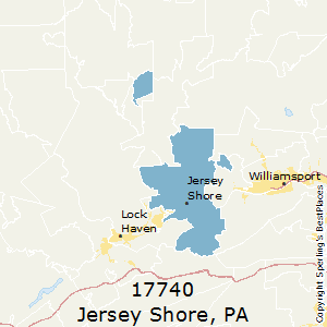 Jersey_Shore,Pennsylvania County Map