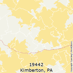 Kimberton,Pennsylvania County Map