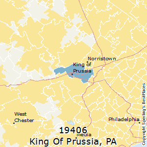 King_of_Prussia,Pennsylvania County Map