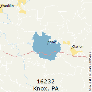 Knox,Pennsylvania County Map