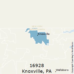 Knoxville,Pennsylvania County Map