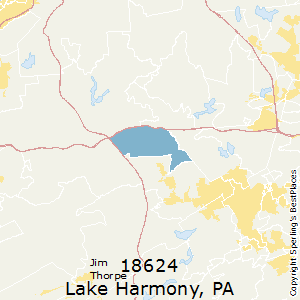 Lake_Harmony,Pennsylvania County Map