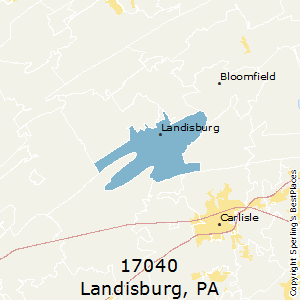 Landisburg,Pennsylvania County Map
