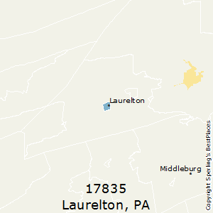 Laurelton,Pennsylvania County Map