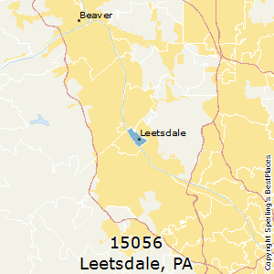 Leetsdale,Pennsylvania County Map