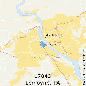 Lemoyne,Pennsylvania County Map