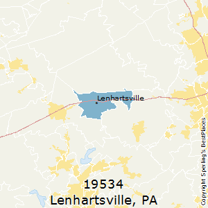 Lenhartsville,Pennsylvania County Map
