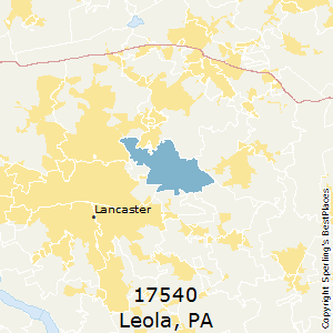 Leola,Pennsylvania County Map