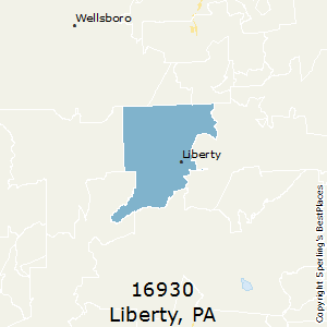 Liberty,Pennsylvania County Map