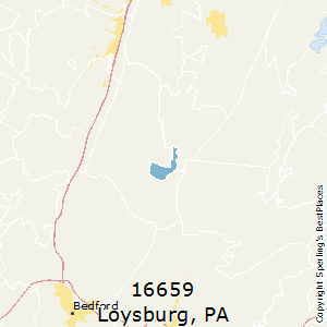 Loysburg,Pennsylvania County Map