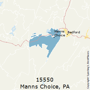 Manns_Choice,Pennsylvania County Map