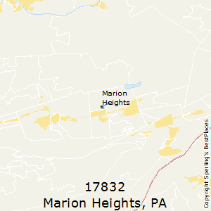 Marion_Heights,Pennsylvania County Map