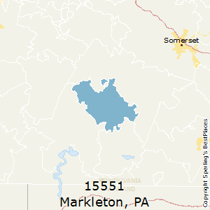 Markleton,Pennsylvania County Map