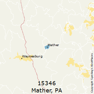 Mather,Pennsylvania County Map
